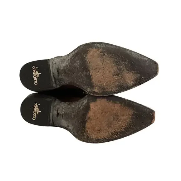 Old Gringo Melissa 15" In Chocolate Brown Western Cowgirl Snip Toe Size 9 Boots - Picture 9 of 10